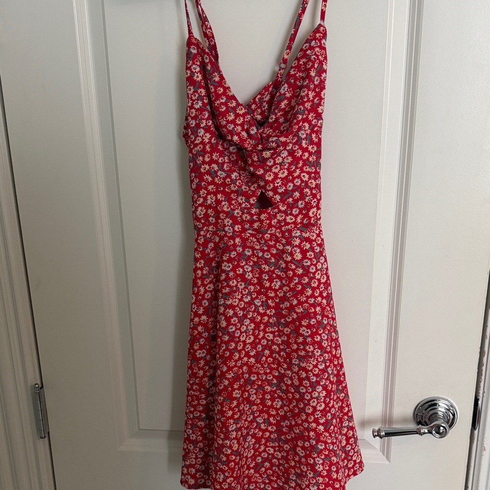 SHEIN Scarlet Floral Mini Dress